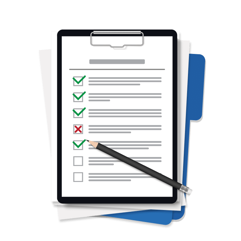 Requirements Engineering - Checkliste mit Bleistift